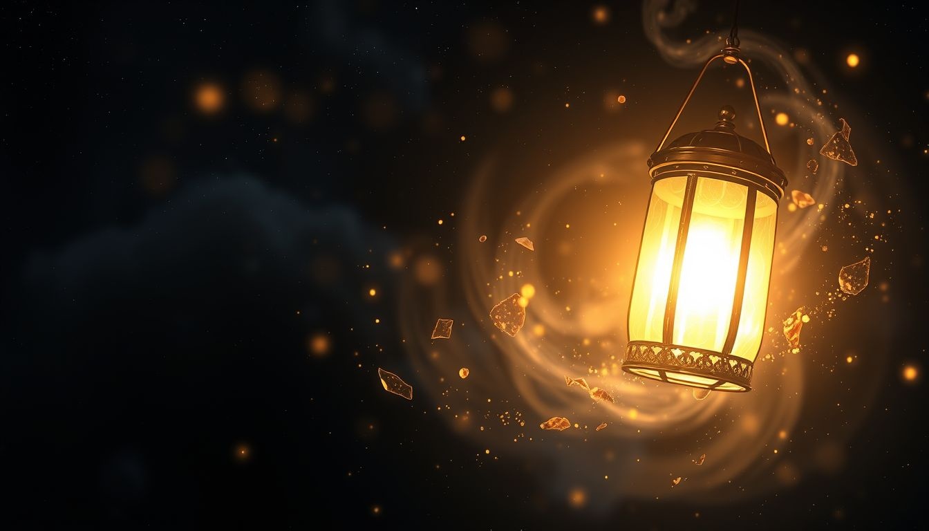 Het gooien van een nachtlampje symboliseert het loslaten van angsten.