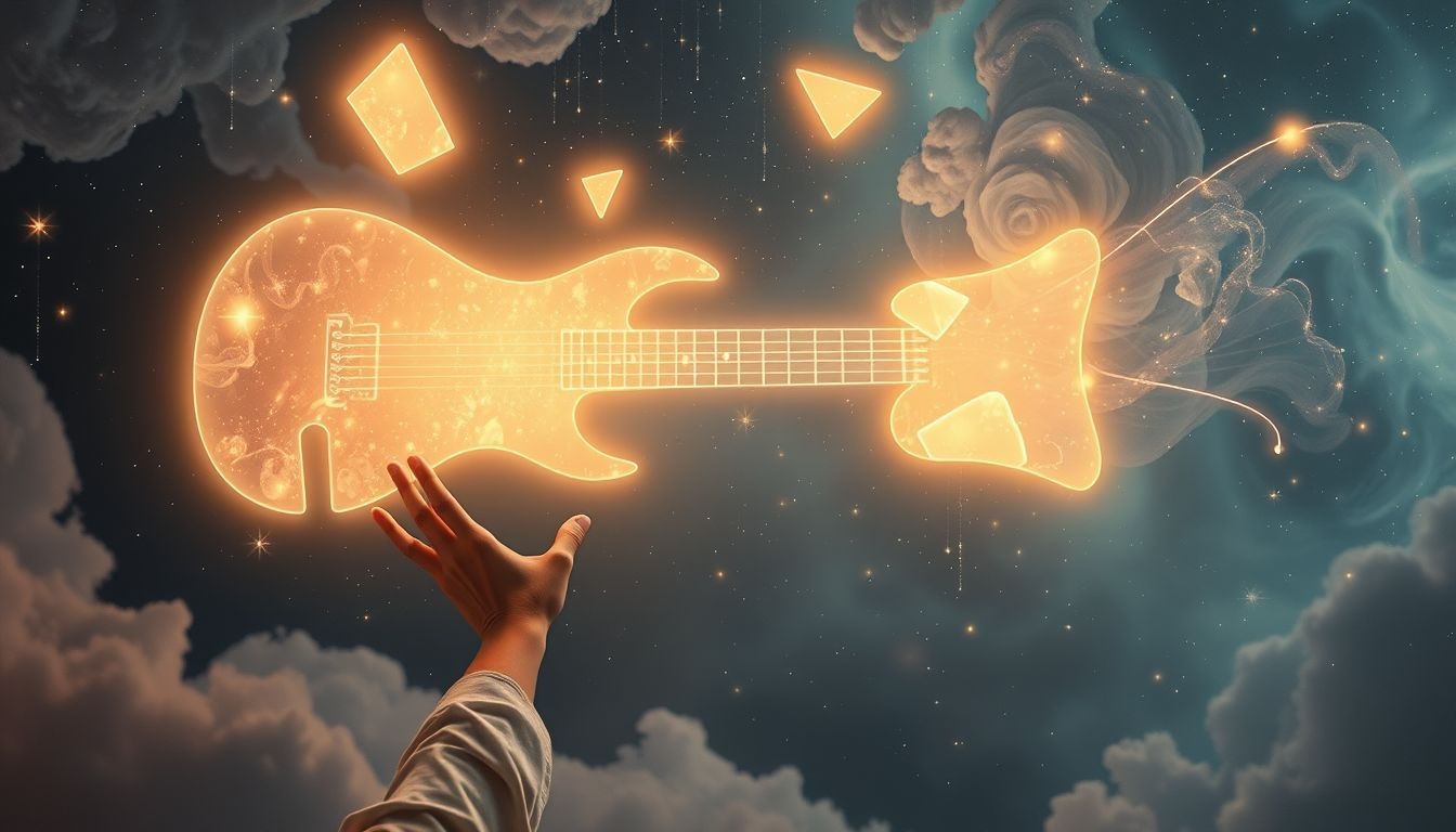 Dromen over elektrische gitaar leren symboliseert creatieve groei en zelfexpressie.