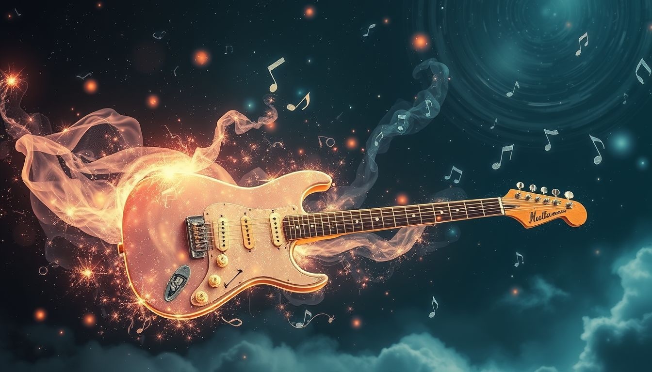 Dromen over elektrische gitaar verkopen symboliseert loslaten van creatieve uitdrukking.