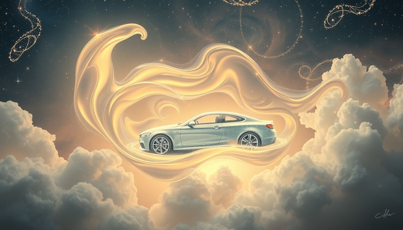 Dromen over olie in auto symboliseert persoonlijke energie en kracht.