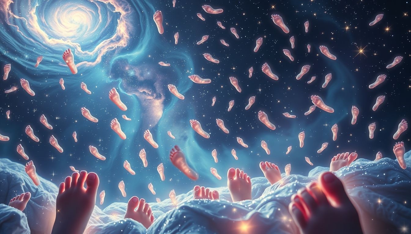 Dromen over veel teennagels symboliseert vaak innerlijke zelfzorg.