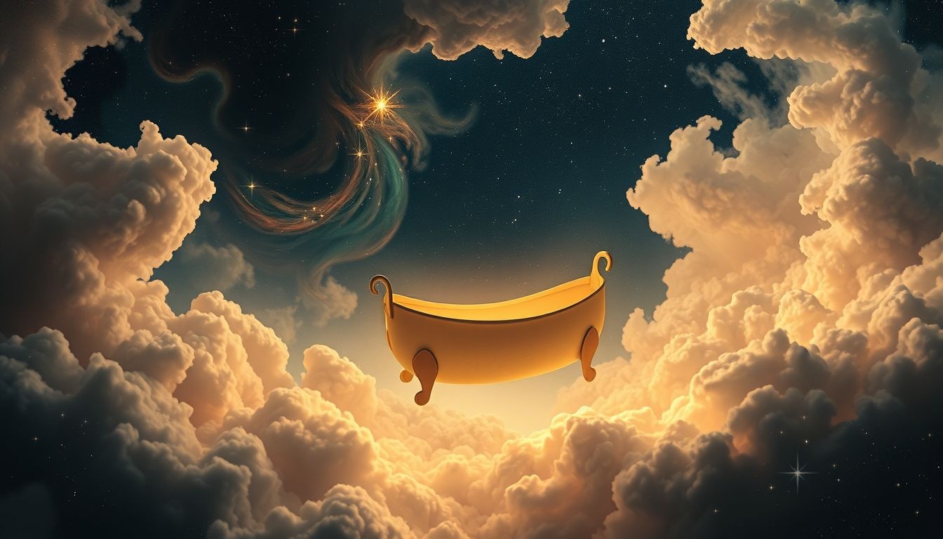 Een leeg kraambed symboliseert gemiste kansen of nieuw begin.