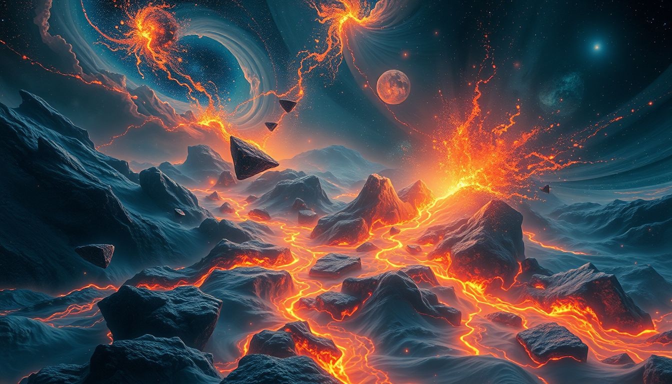 Dromen over lava symboliseren onderdrukte emoties die op uitbarsten staan.