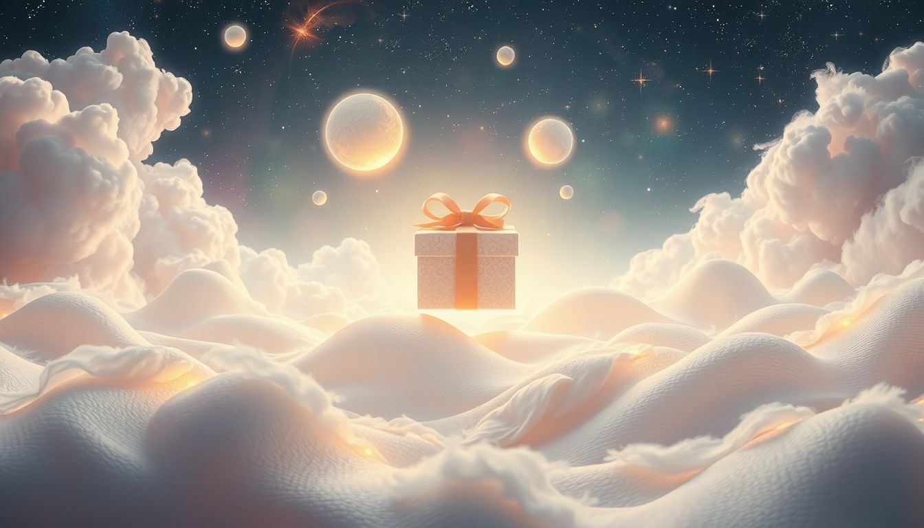 Een saffiaanleer cadeau symboliseert waardering en luxe in dromen.