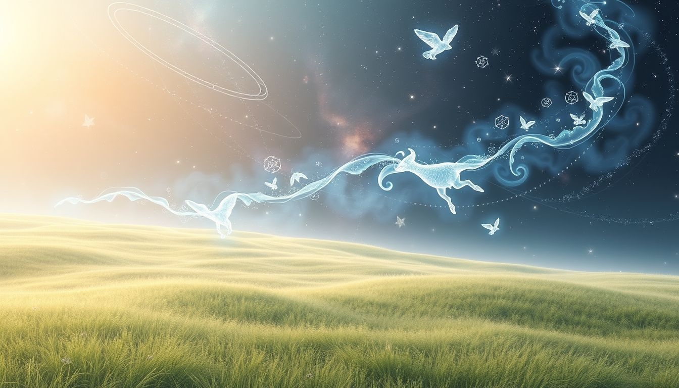 Dromen over dieren in een veld symboliseren innerlijke instincten en vrijheid.