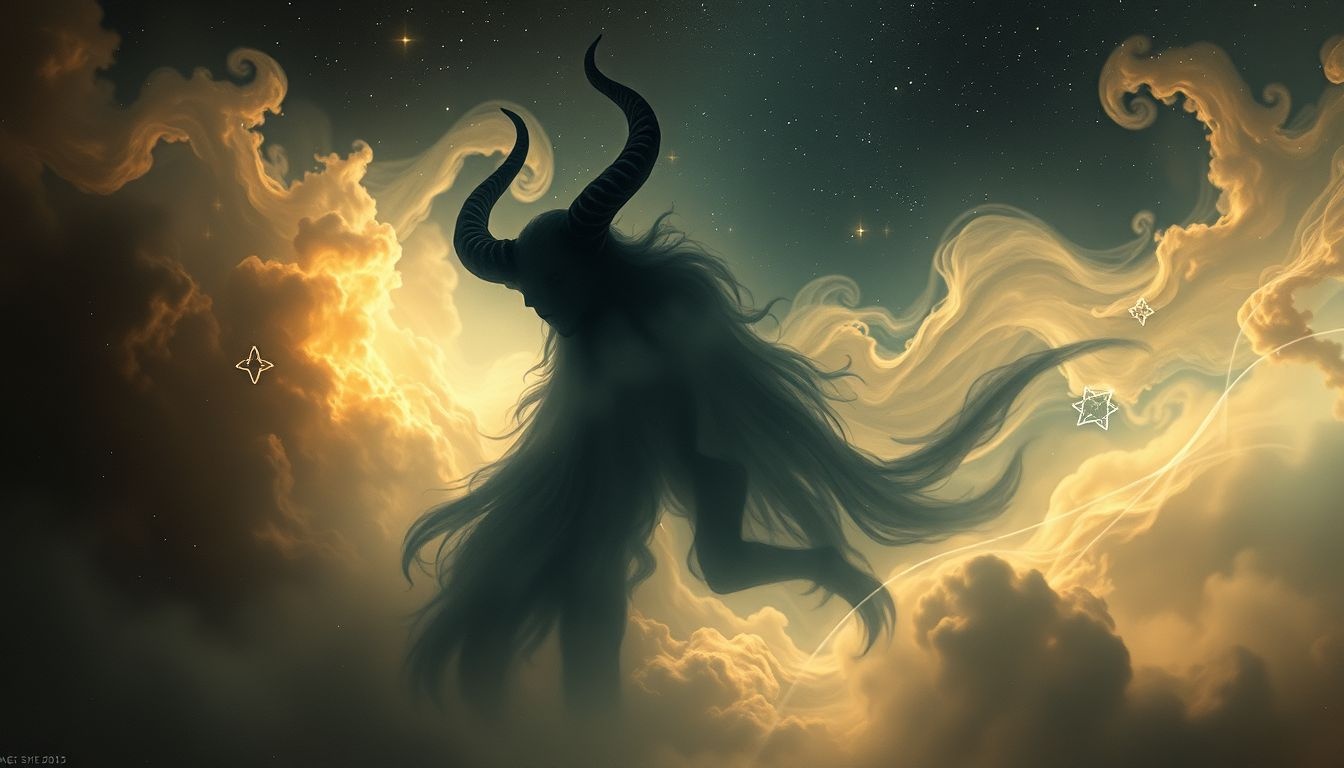 Een demon in dromen symboliseert innerlijke angsten en verleidingen.