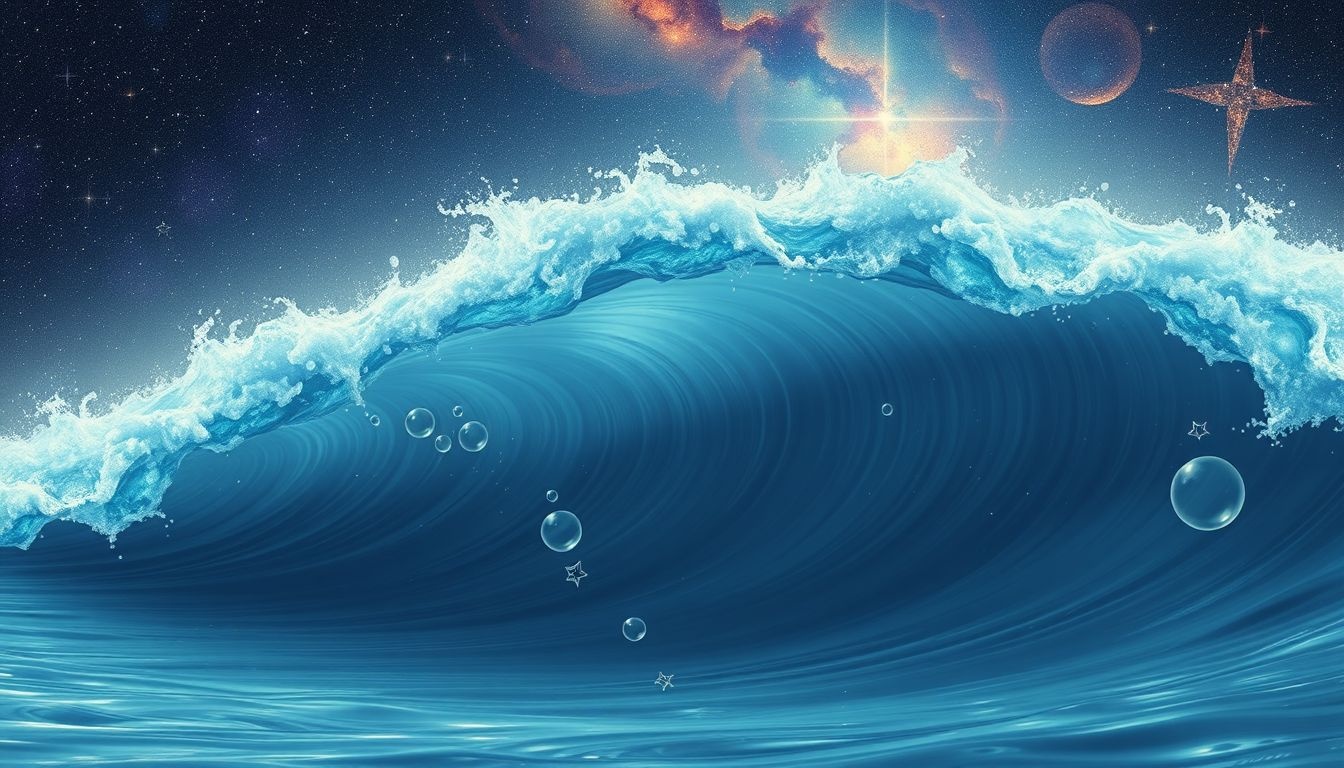 Dromen over zoutwatergolven symboliseren vaak emoties en veranderingen.