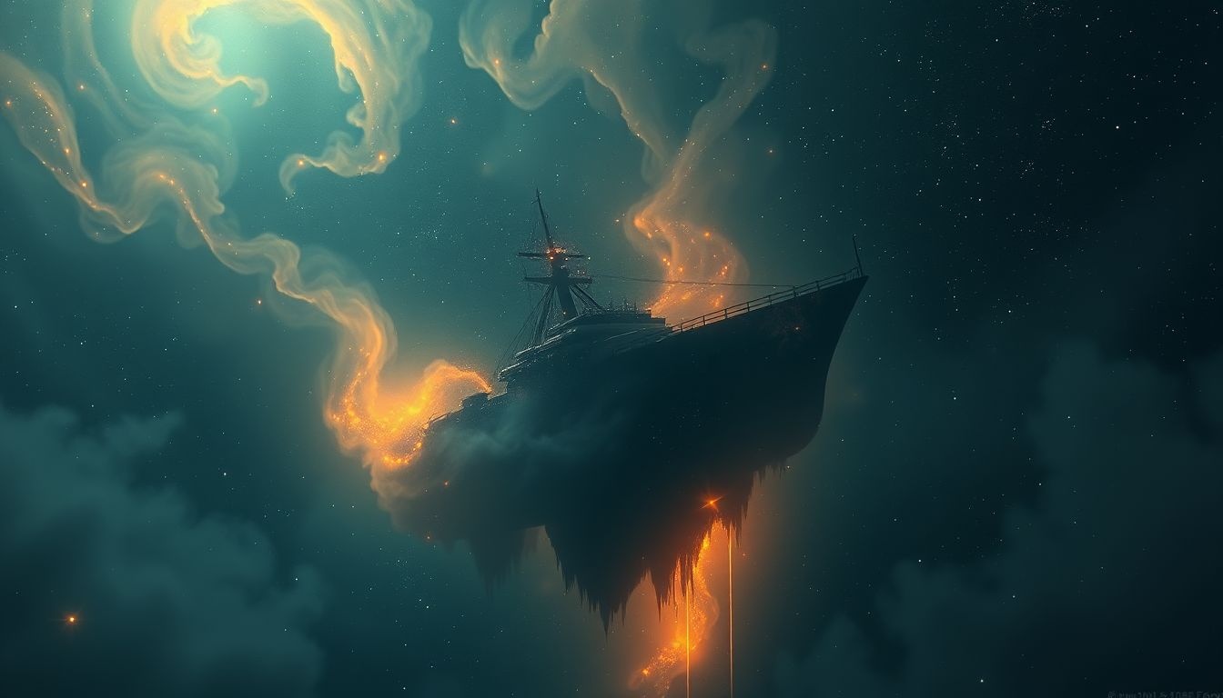 Een lek in een schip symboliseert kwetsbaarheid en verloren controle.