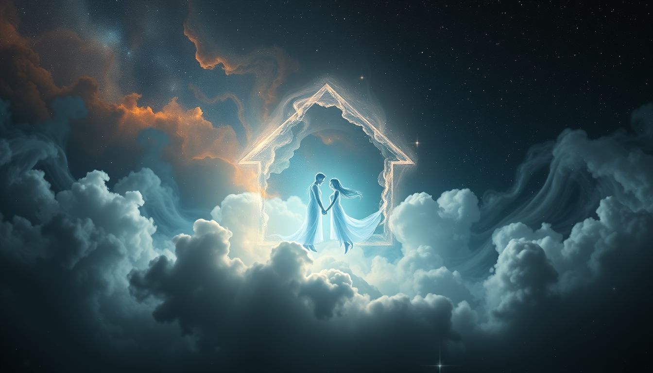 Dromen over een huis met je partner symboliseren gezamenlijke toekomstplannen.