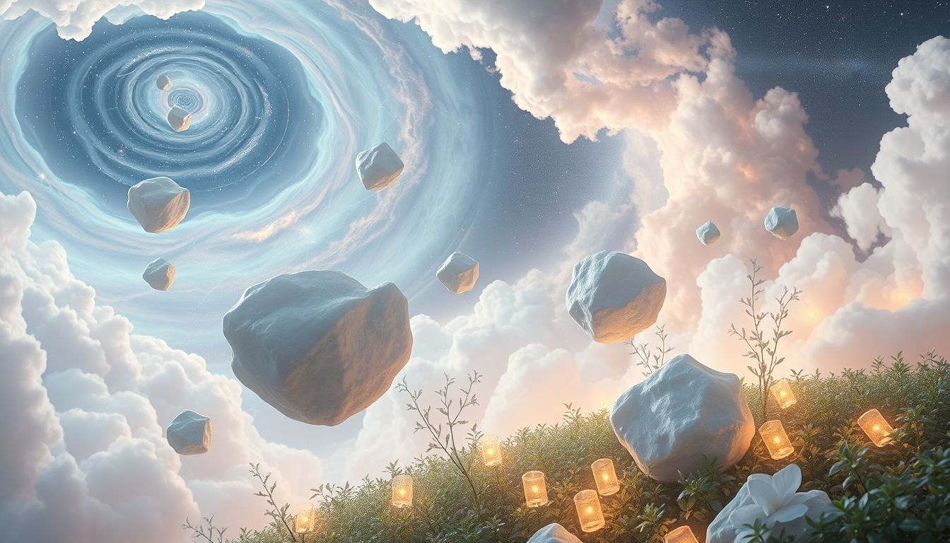 Dromen over kalksteen in je tuin symboliseert innerlijke kracht en stabiliteit.