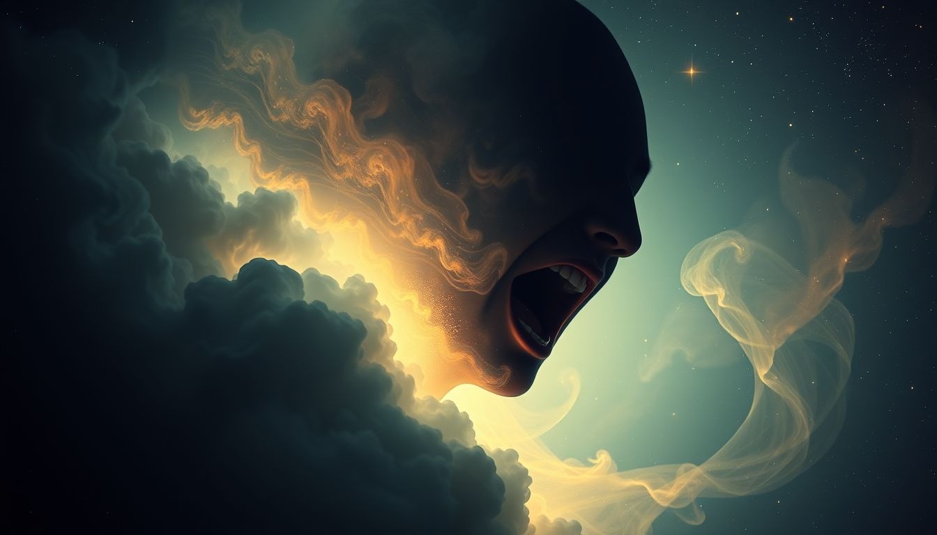 Droom 16 symboliseert innerlijke frustratie bij machteloosheid in communicatie.