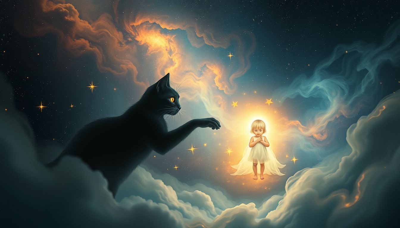 Een kat die je kind aanvalt, symboliseert verborgen familieconflicten.