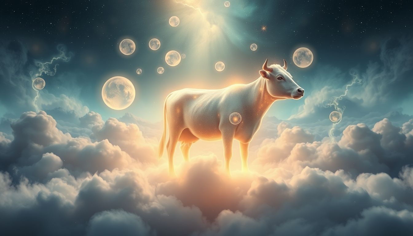 Het verkopen van een melkkoe symboliseert loslaten van financiële zekerheid.
