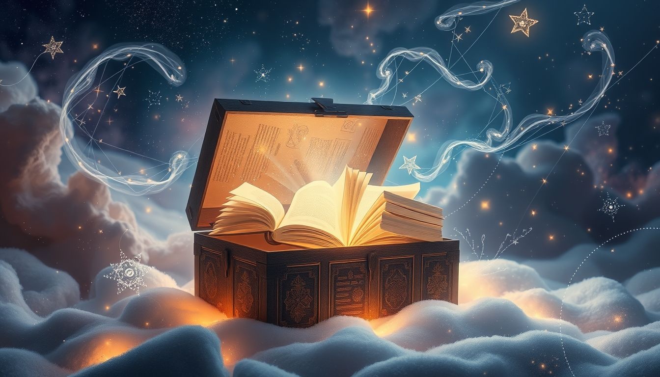Droom 18 symboliseert kennis delen via een inzamelbus vol boeken.