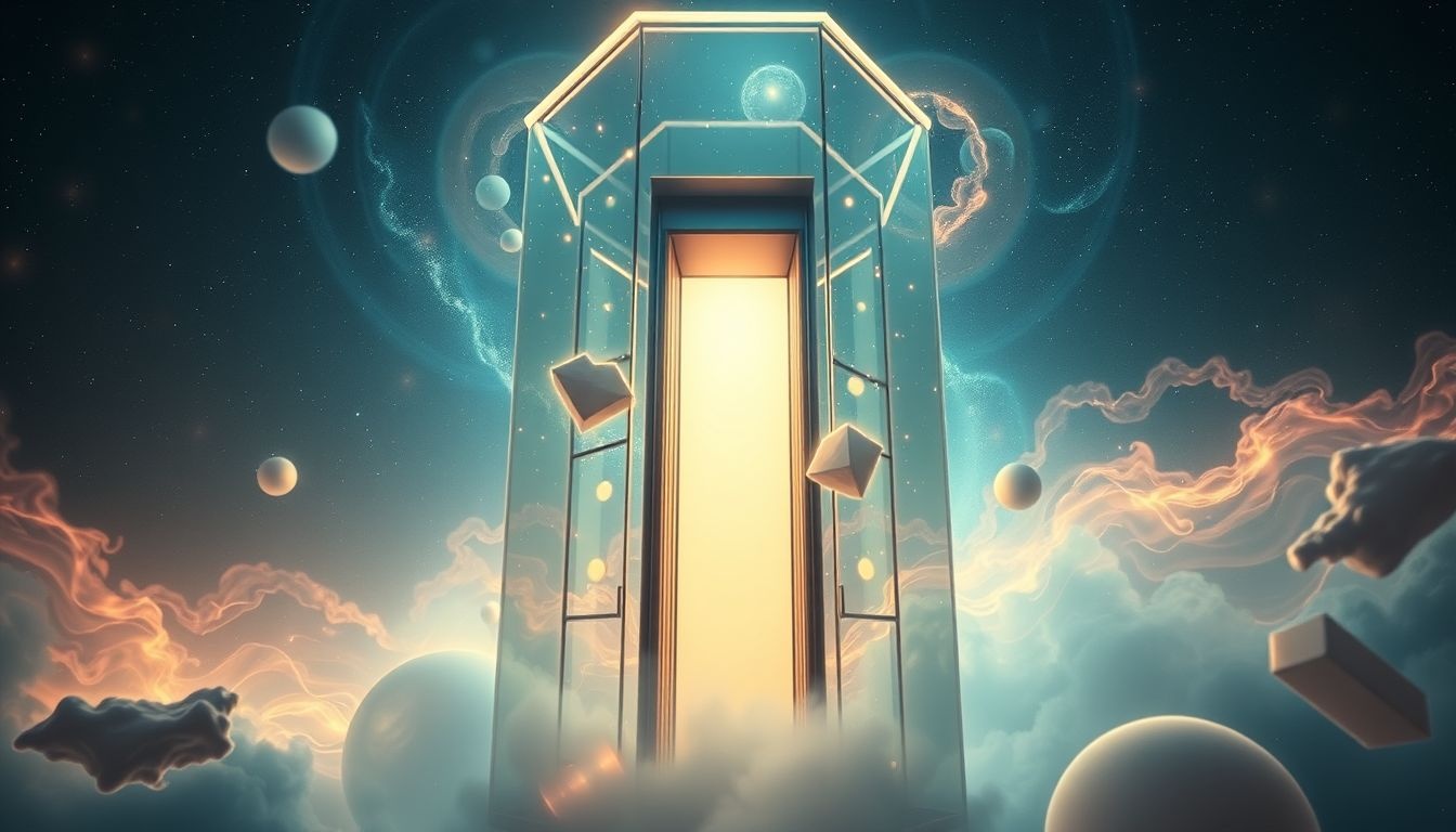 Een lift in kantoor symboliseert carrièregroei en persoonlijke ontwikkeling.
