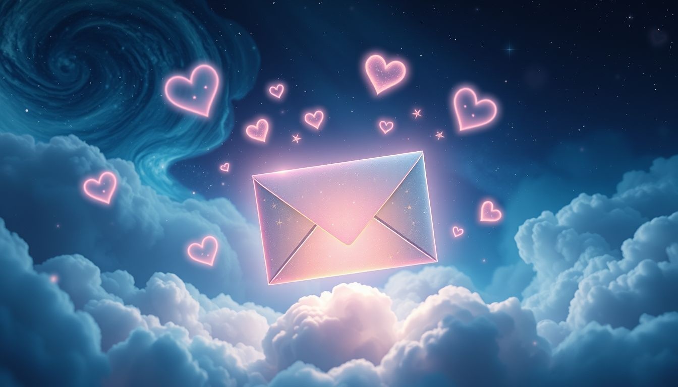 Een onbekende liefdesbrief symboliseert onverwachte romantische kansen.