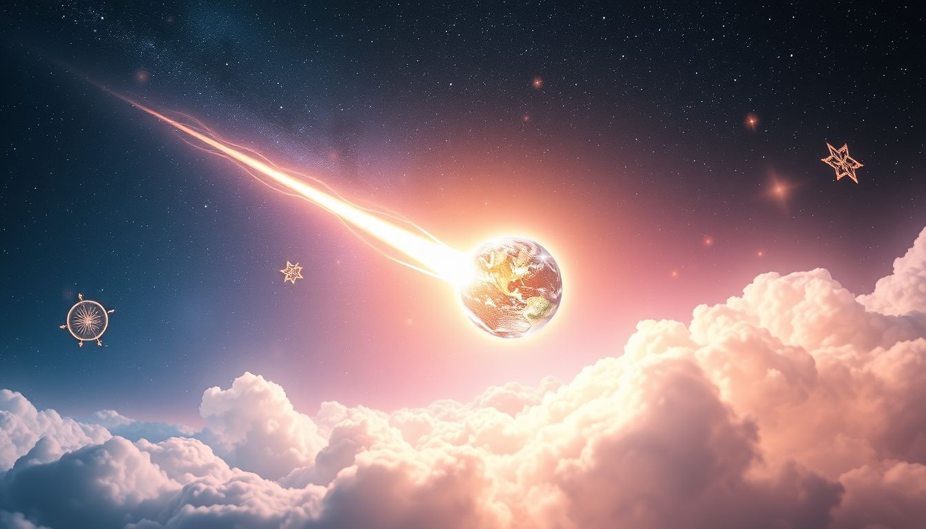 Een meteoor zien symboliseert onverwachte inzichten zonder gevaar.