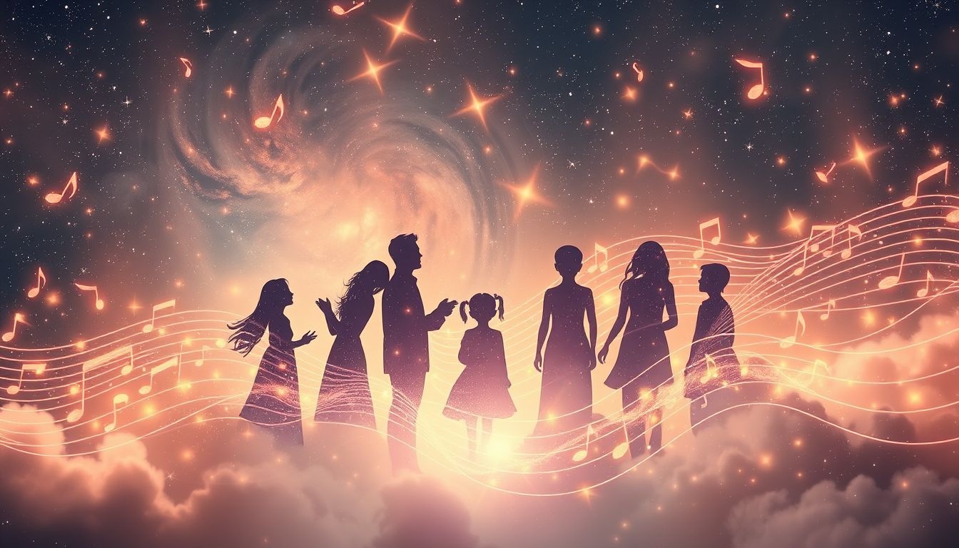 Een pelgrimskoor in dromen symboliseert vaak familieverbondenheid en harmonie.
