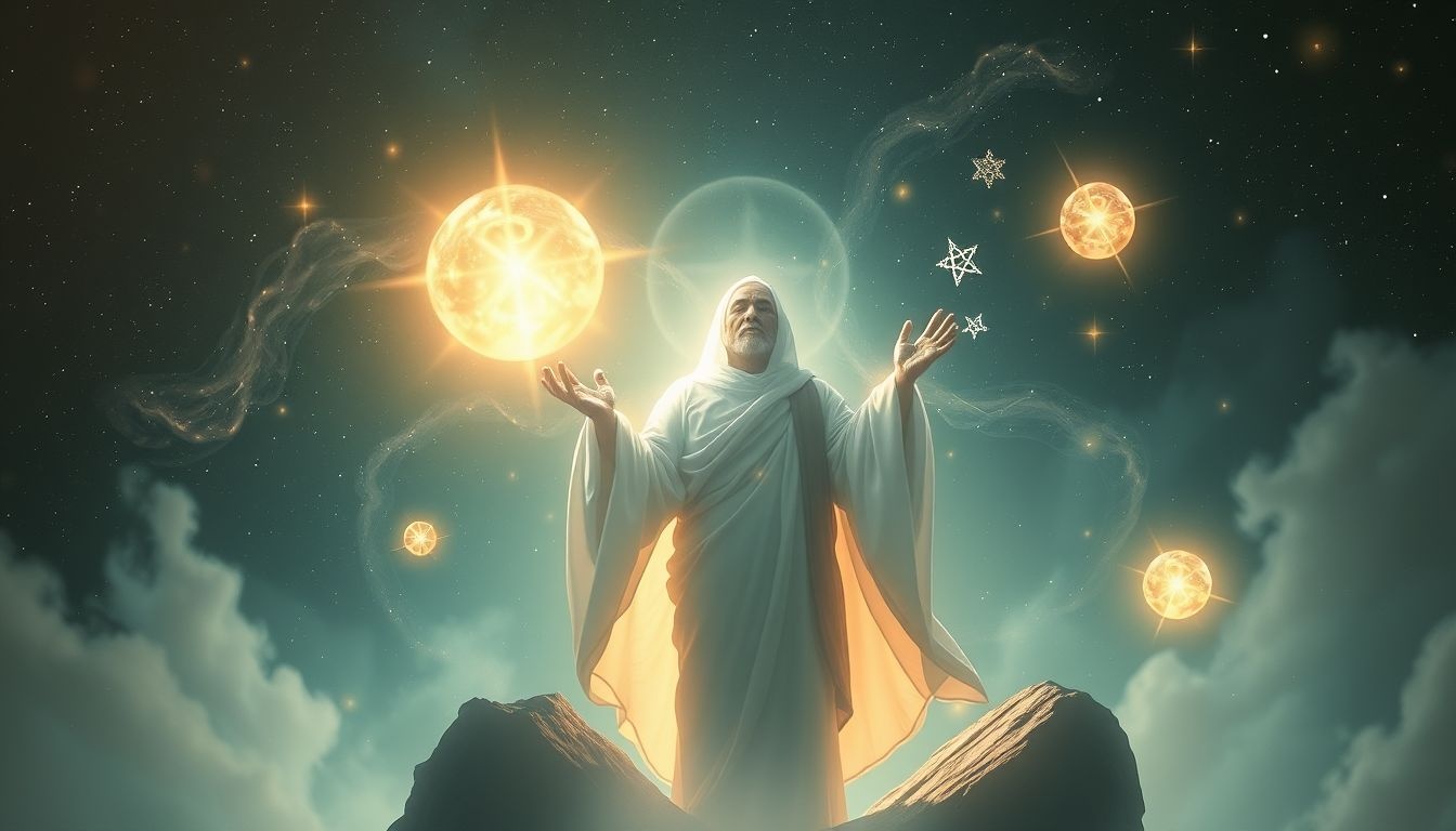 Een bedelmonnik die herleeft symboliseert vernieuwing en innerlijke transformatie.