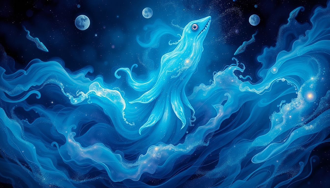Dromen over een zoutwaterzeemonster symboliseren verborgen angsten en mysteries.