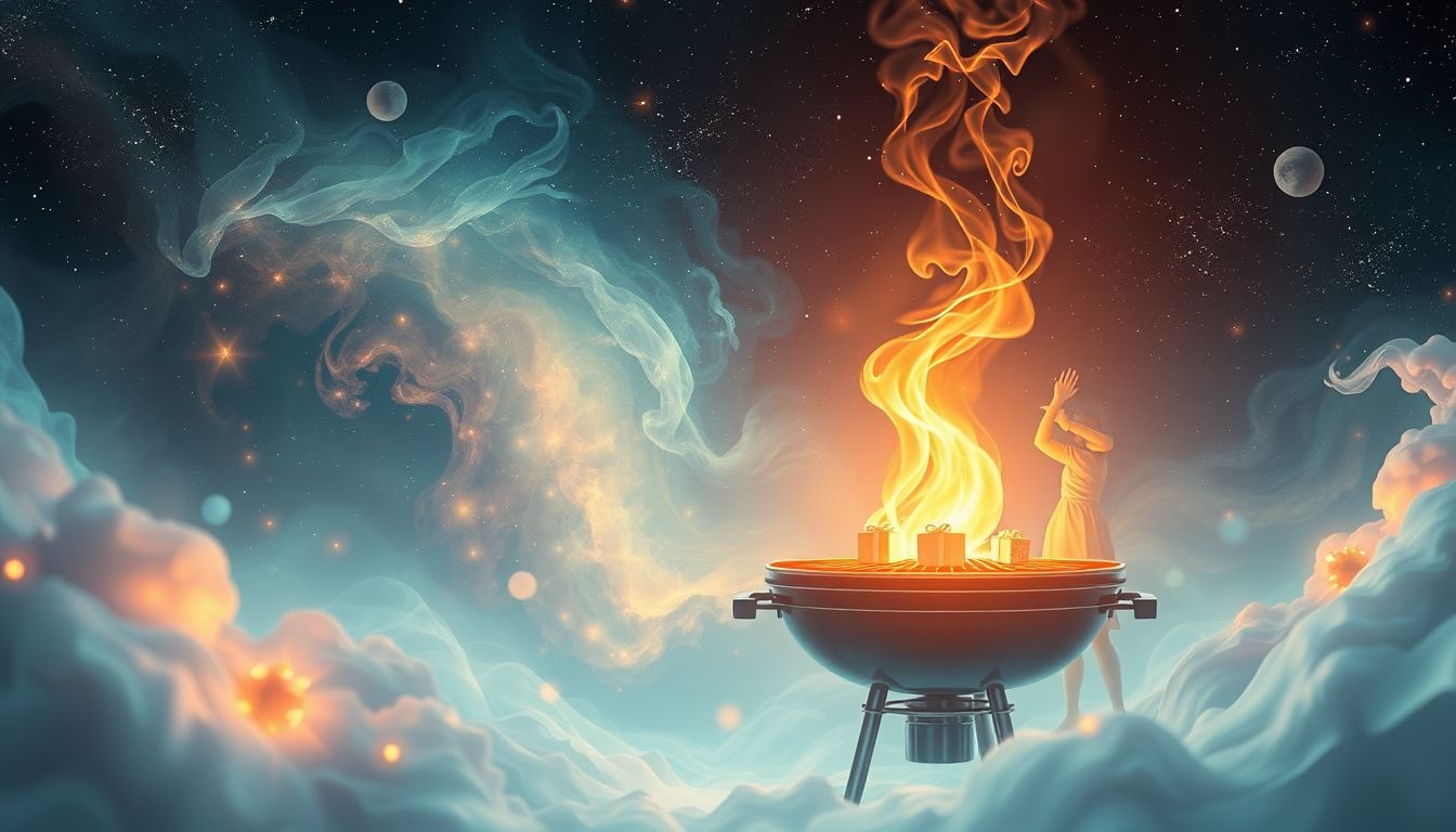Dromen over grillen symboliseert voorbereiding op een bijzondere gebeurtenis.