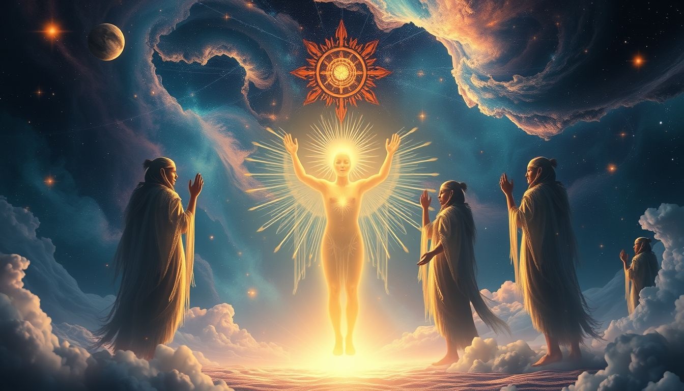 Een inheemse zegen symboliseert spirituele bescherming en wijsheid.