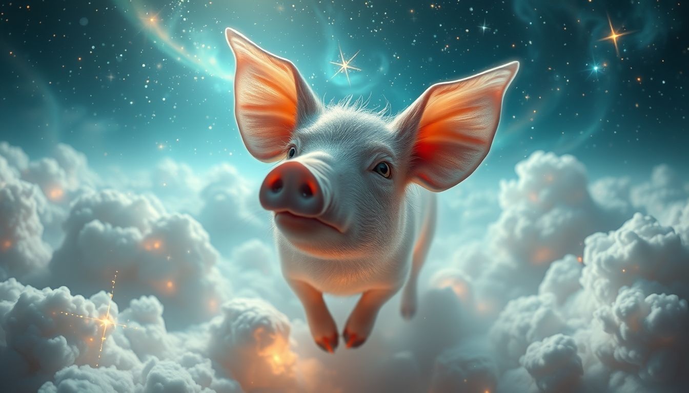 Dromen over varkensoren bij andere dieren symboliseren nieuwsgierigheid en verwarring.