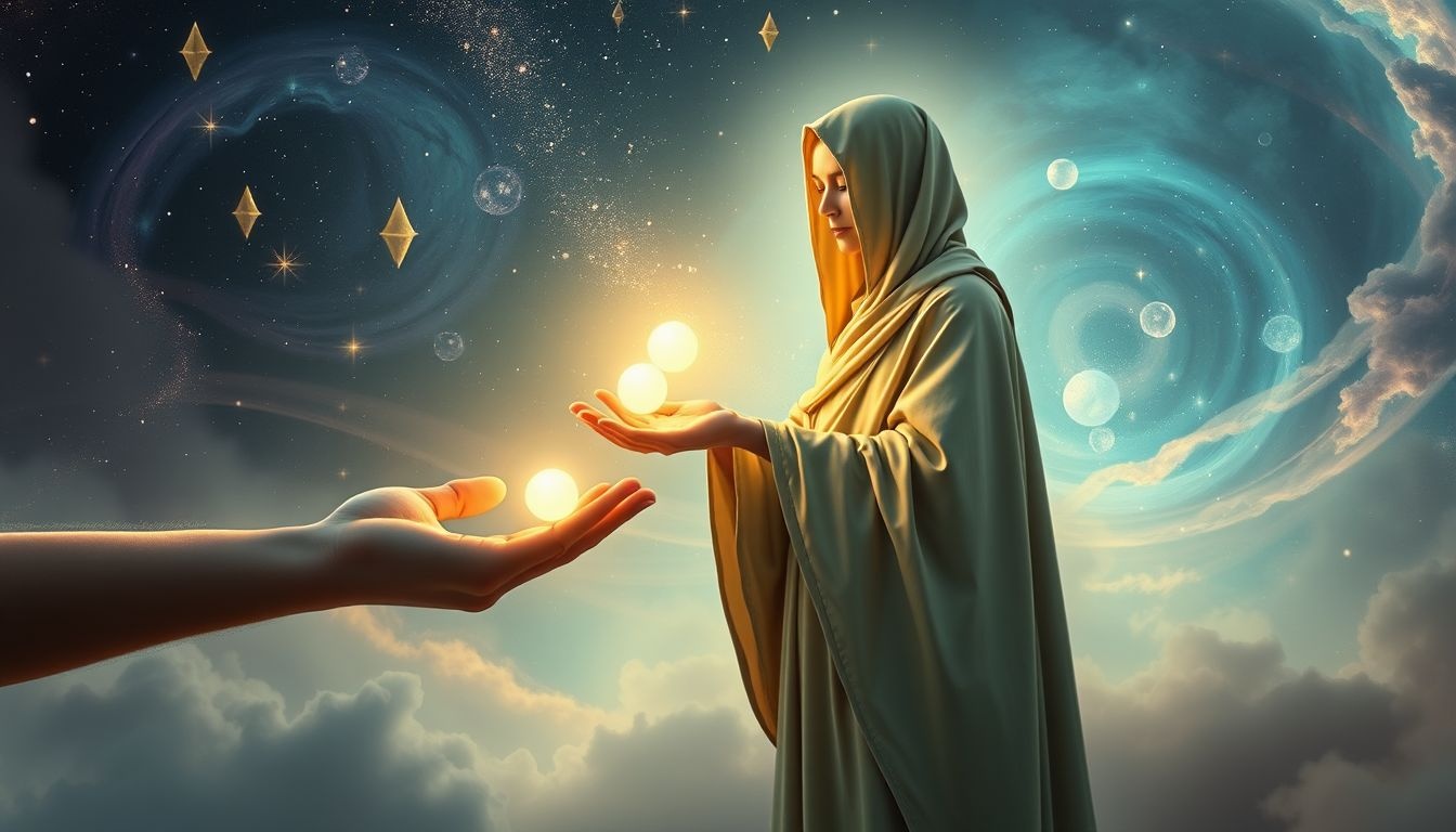 Een bedelmonnik geld geven symboliseert innerlijke spirituele noodzaak.