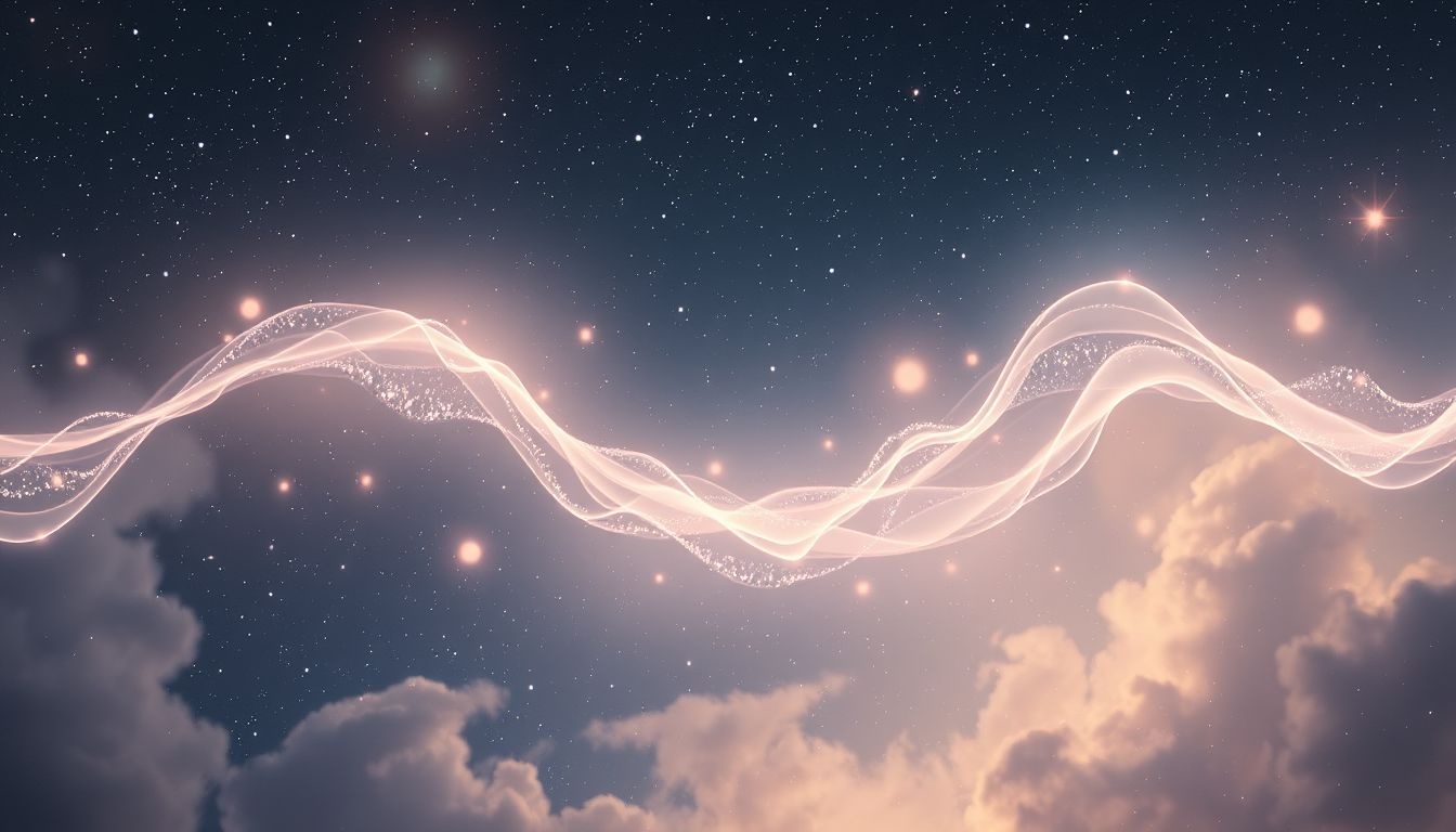 Een gebed horen symboliseert innerlijke rust en spirituele leiding.