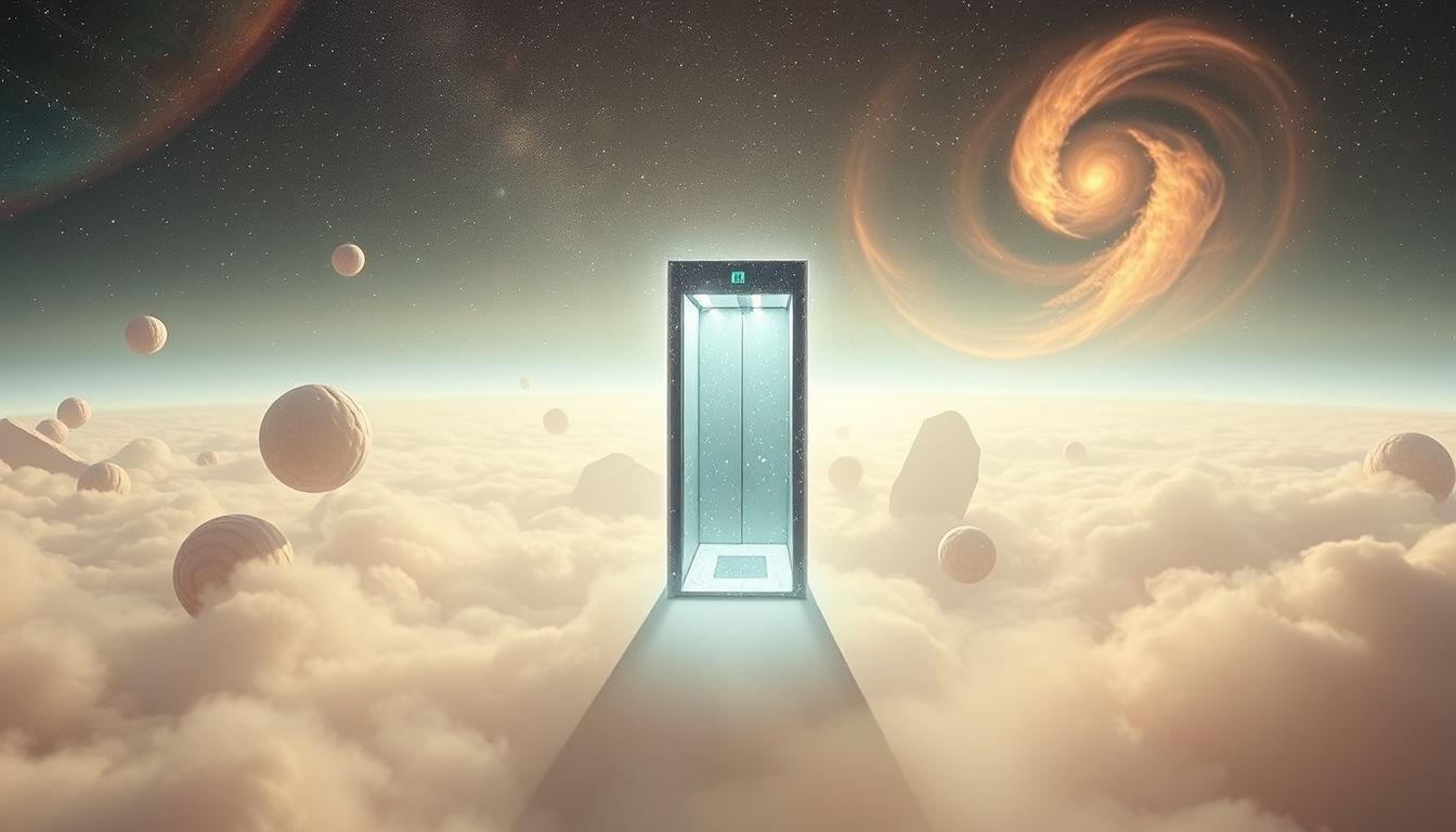 Een vastzittende lift symboliseert vaak gevoelens van stagnatie.