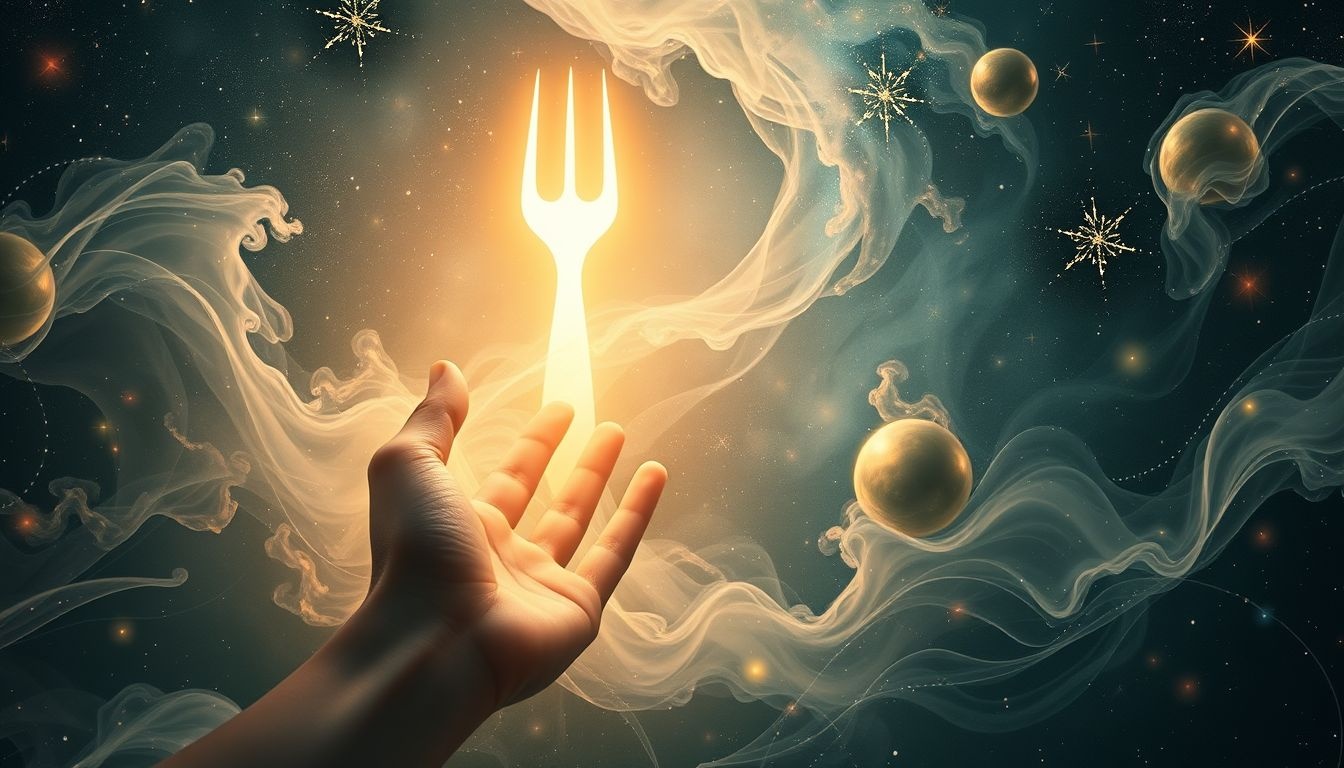 Droom 6: Vork stelen symboliseert verborgen verlangens of schuldgevoelens.