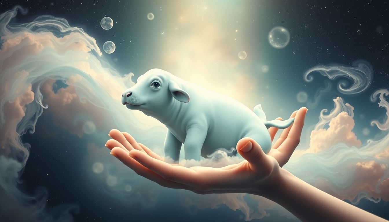Droom 6 symboliseert zorg en empathie voor kwetsbare zeekoeien.