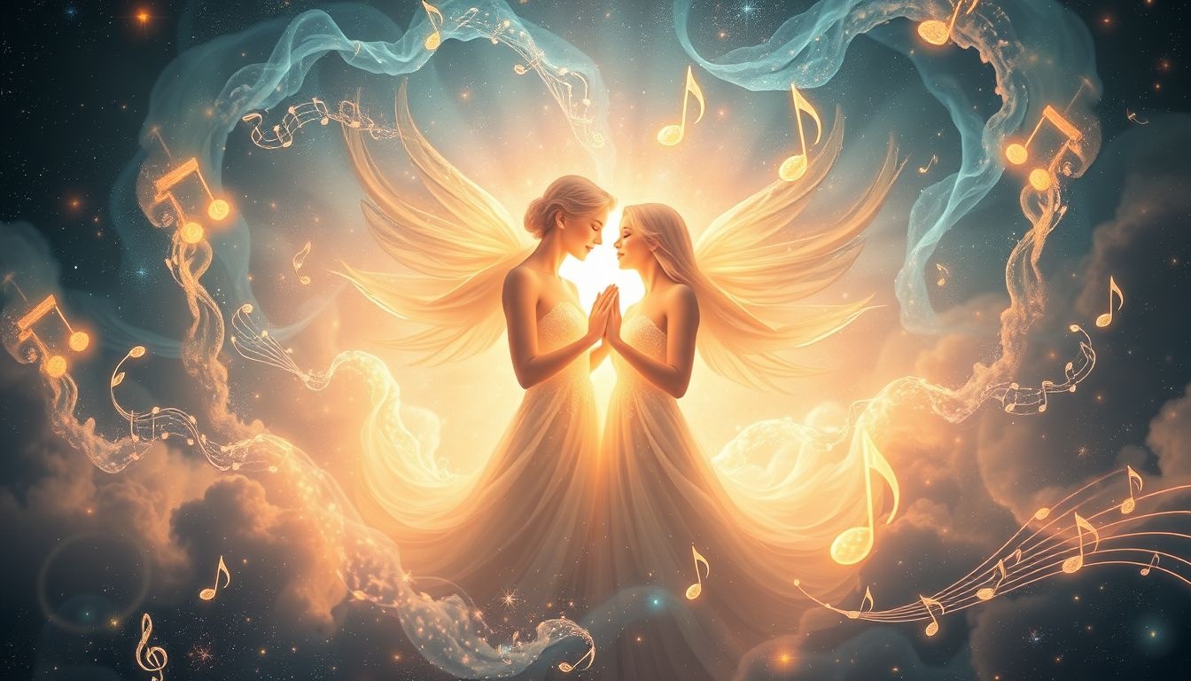 Een duet zingen symboliseert harmonie en verbondenheid met anderen.