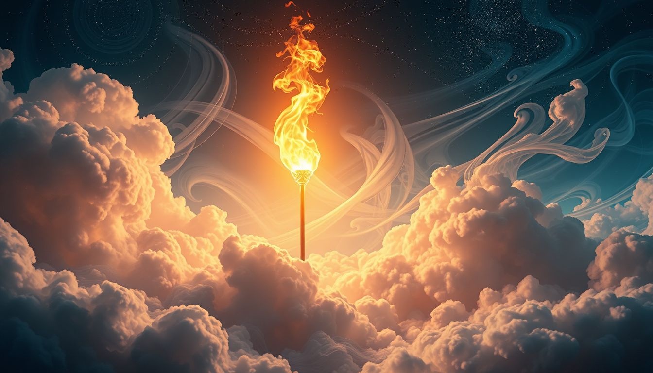 Een veranderend vuurhaardijzer symboliseert aanpassingsvermogen en innerlijke transformatie.