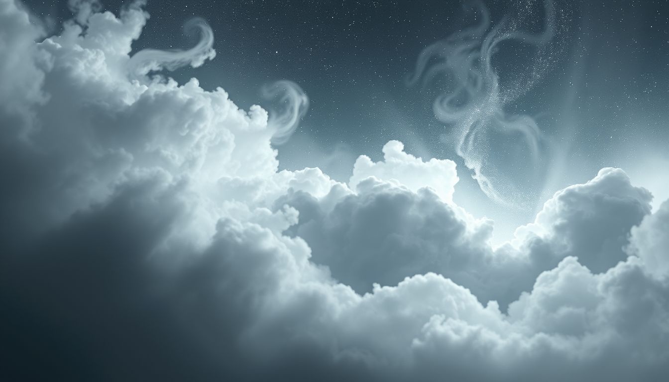 Een bewolkte middag symboliseert innerlijke onzekerheid en twijfel.