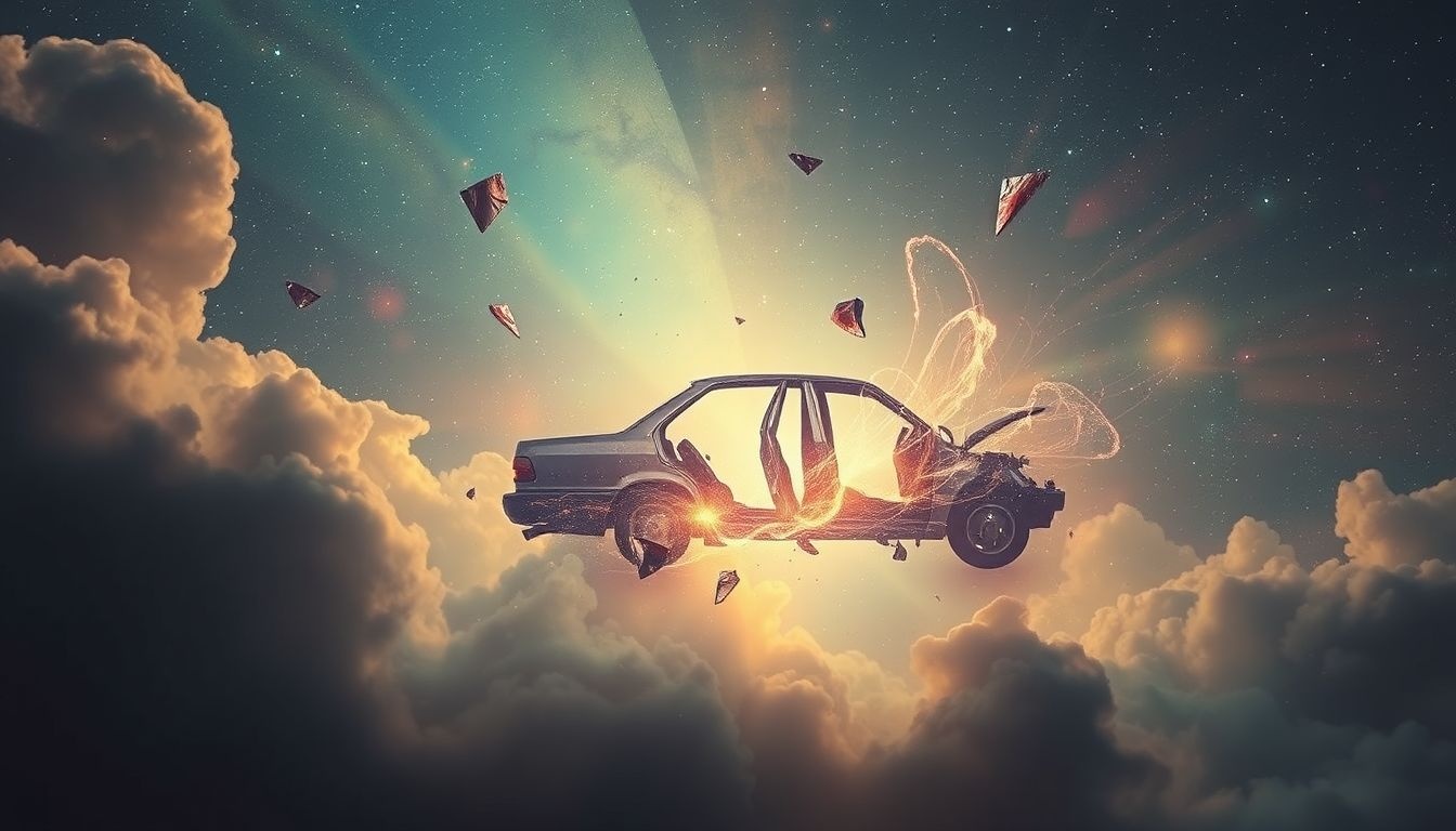 Een gebroken auto in een droom symboliseert vaak controleverlies.