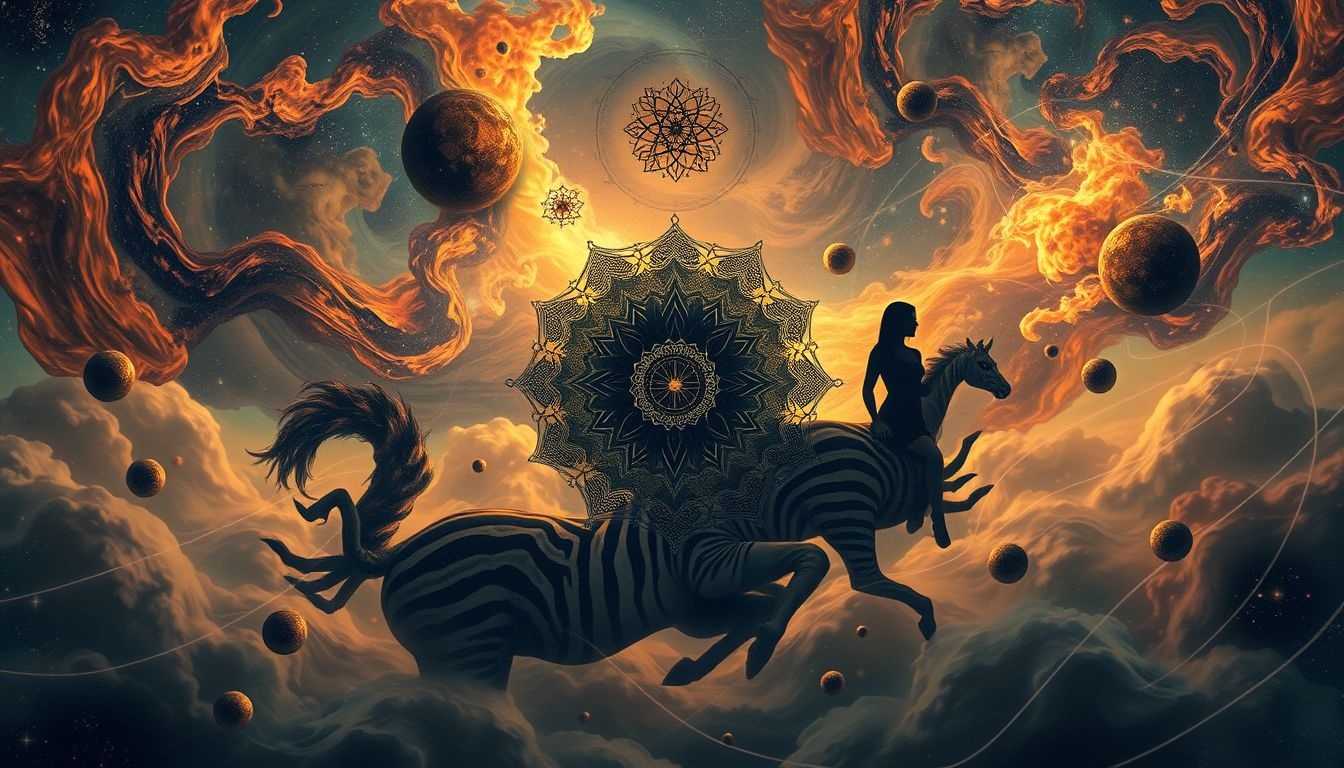 Jung zag zebra's als symbool van innerlijke balans en dualiteit.