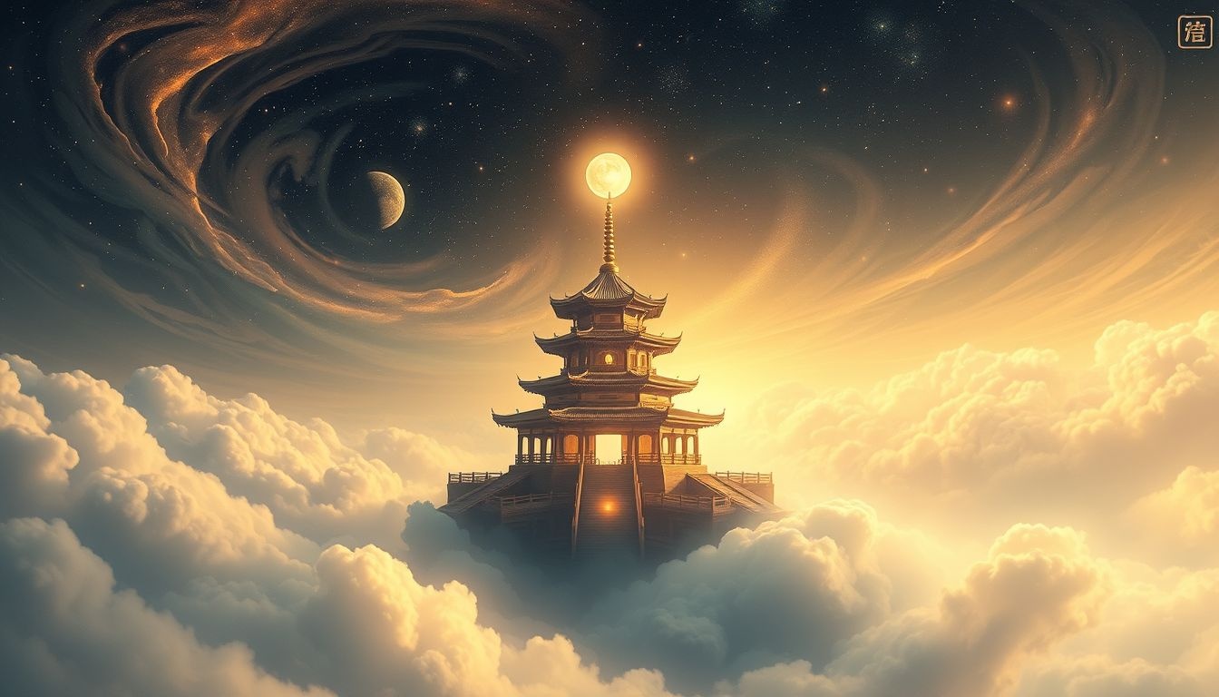 Dromen over een Aziatische tempel symboliseren innerlijke rust en wijsheid.