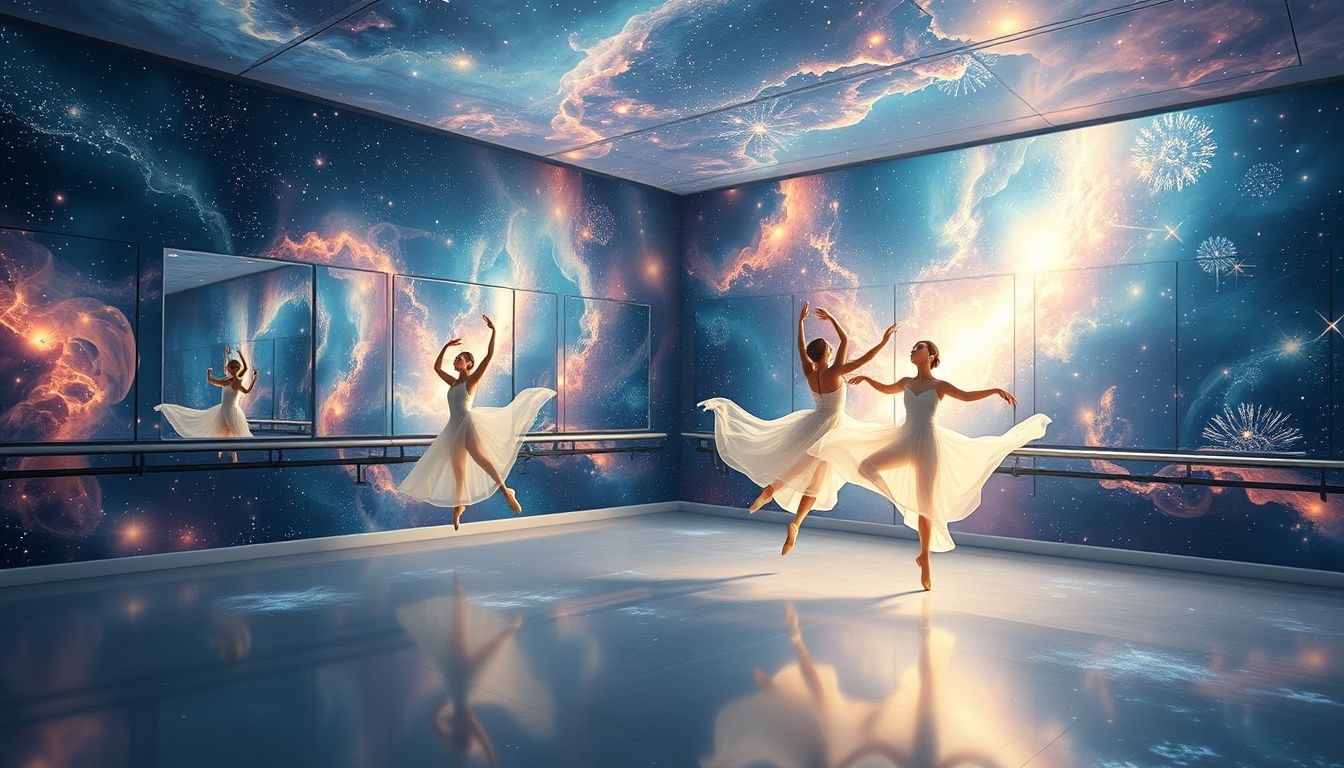 Dromen over een balletstudio weerspiegelt creativiteit en persoonlijke discipline.