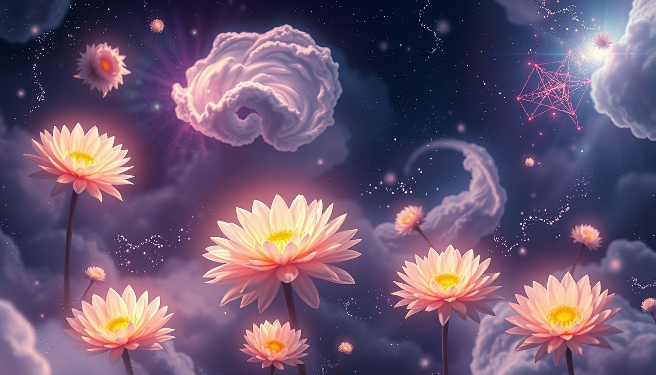 Dromen over bloeiende chrysanten symboliseren groei, succes en voorspoed.