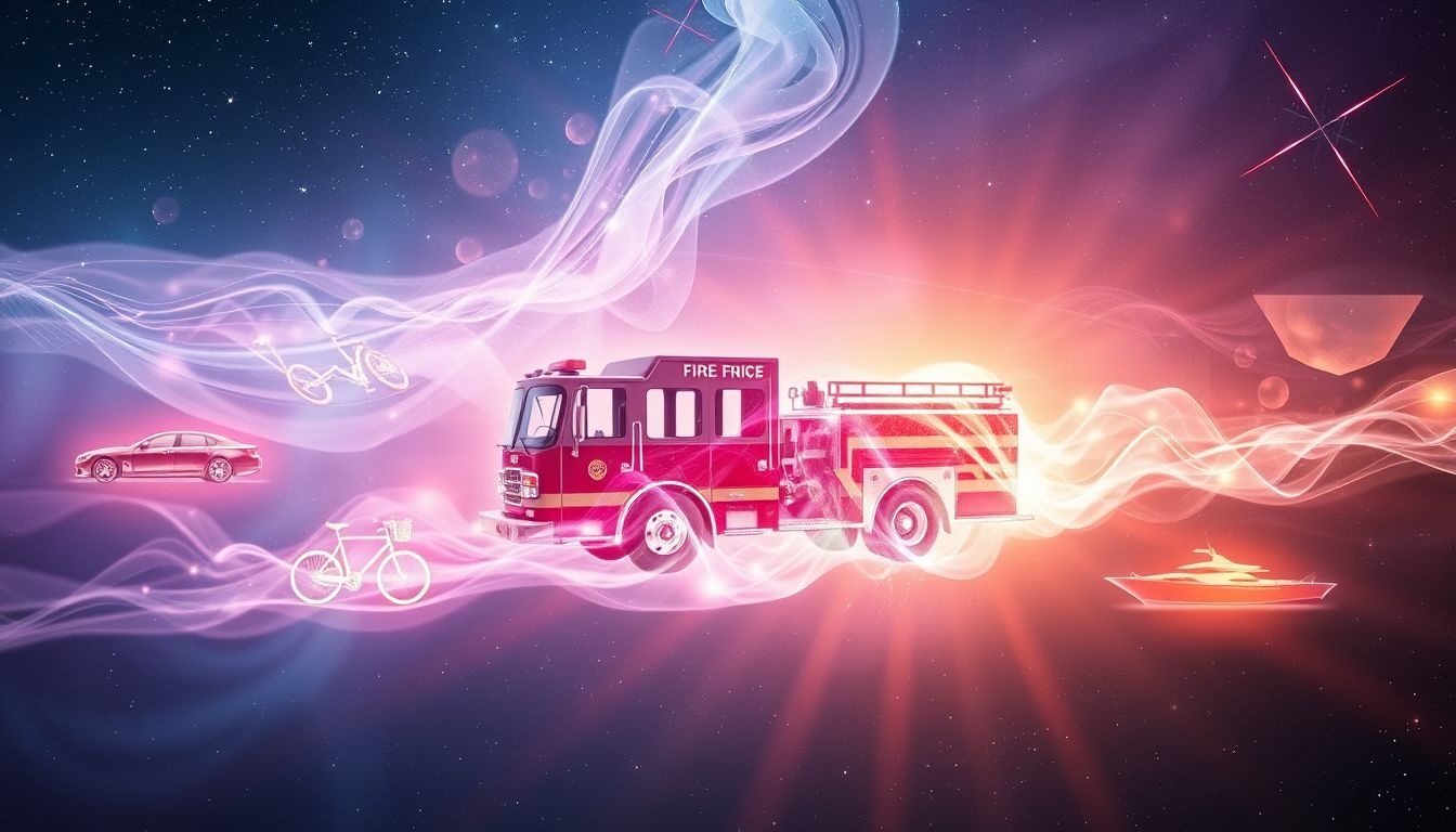 Dromen over brandweerauto's en andere voertuigen weerspiegelen levensomstandigheden.