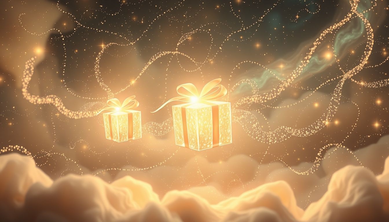 Dromen over cadeaus symboliseren vaak onverwachte vreugde of waardering.