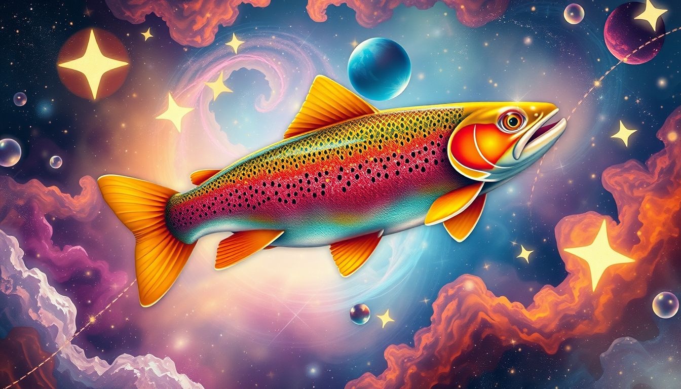 Heldere forel symboliseert levenskracht en optimisme in dromen.