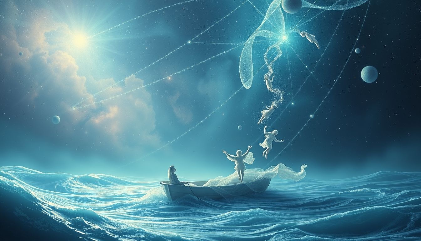 Dromen over vallen uit een klein bootje symboliseren onverwachte veranderingen.