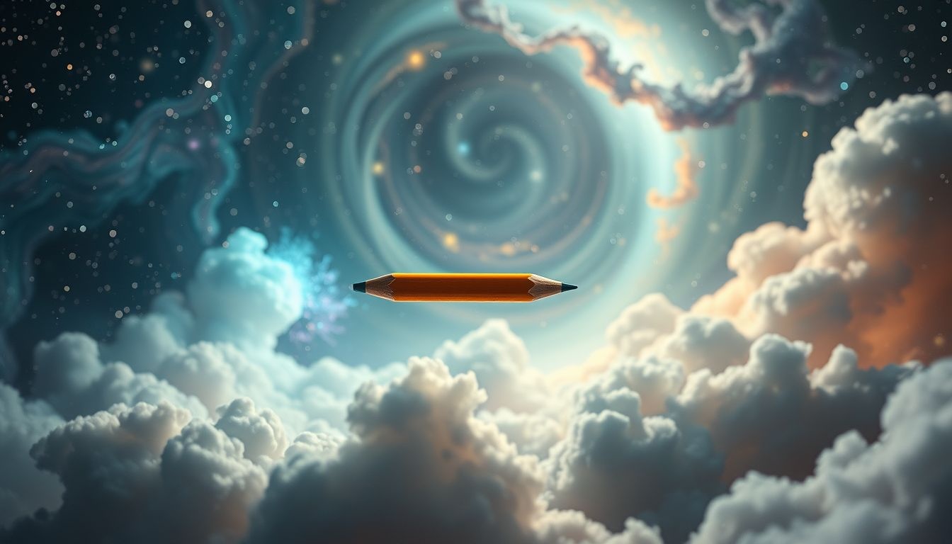 Dromen over kleine kleurpotloden symboliseren beperkte creatieve expressie.