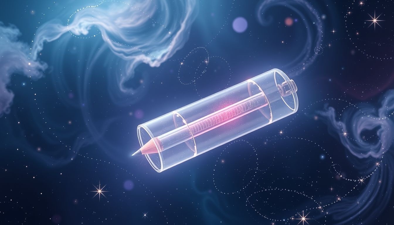 Dromen over kleurpotloden in een etui symboliseren creatieve potentie en organisatie.