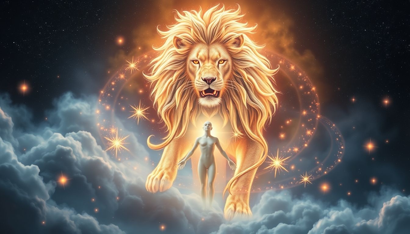 Dromen over een leeuw die je beschermt symboliseert innerlijke kracht.