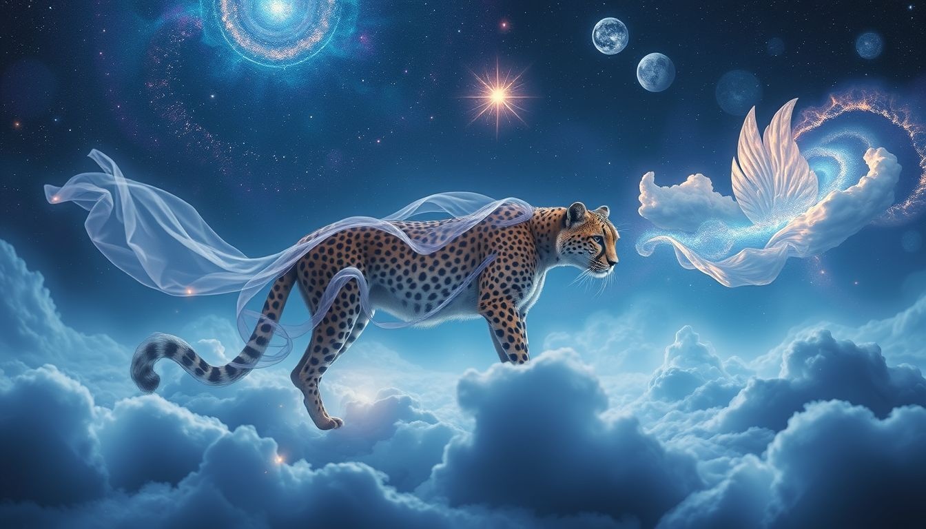 Dromen over een tamme cheetah symboliseren beheersing van innerlijke natuur.