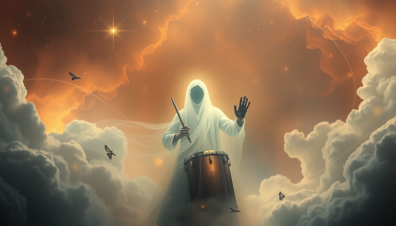 Een trommelslager in je droom symboliseert innerlijke waarschuwingen.