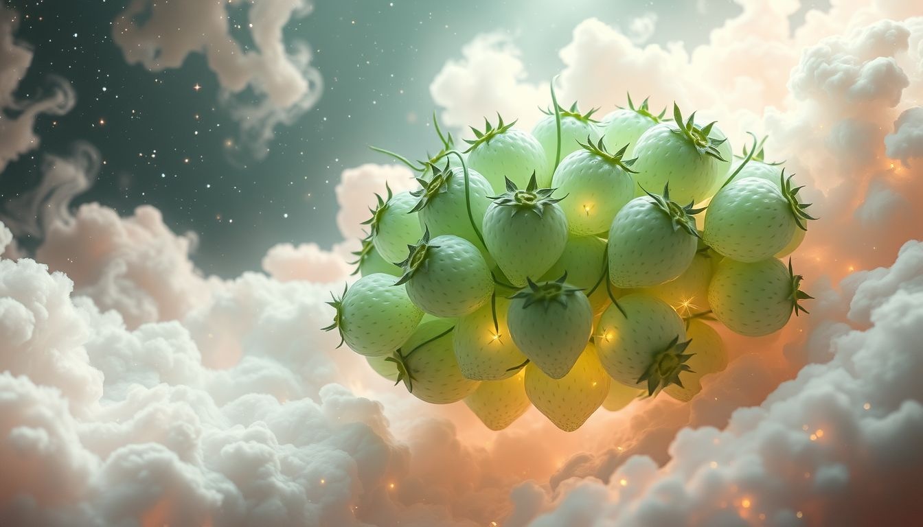 Dromen over groene aardbeien symboliseren onrijpe kansen en groei.